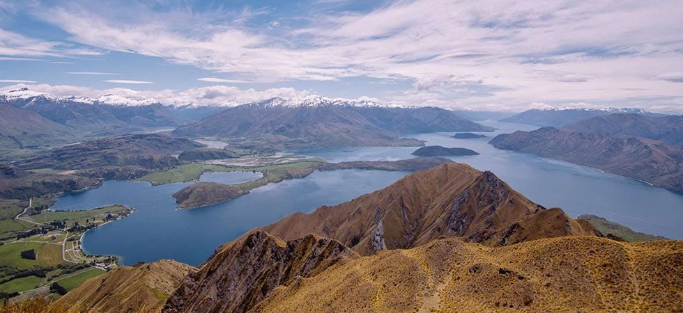 view from roys peak lake wanaka