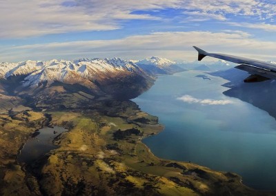 Queenstown from the air