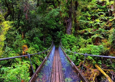 Bridge across river