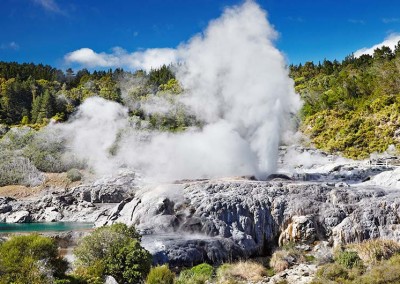 Rotorua geyser
