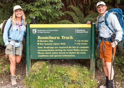 Entrance to Routeburn Track